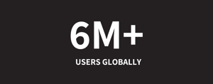 6M+ Users Globally
